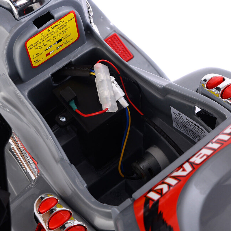 Load image into Gallery viewer, Electric 3-Wheel Ride On Motorcycle for Kids - Gray
