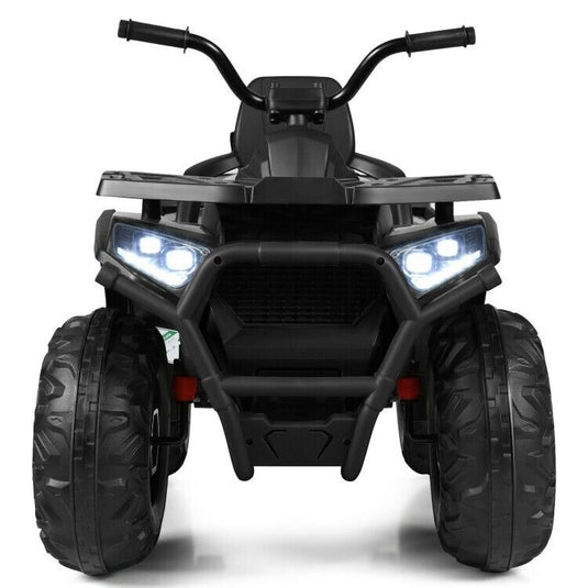 Electric 4-Wheeler ATV for Kids with 2 Speeds and LED Lights