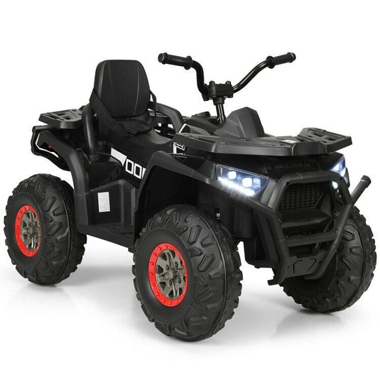 Electric 4-Wheeler ATV for Kids with 2 Speeds and LED Lights