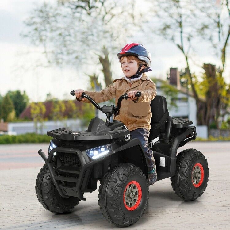 Load image into Gallery viewer, Electric 4-Wheeler ATV for Kids with 2 Speeds and LED Lights

