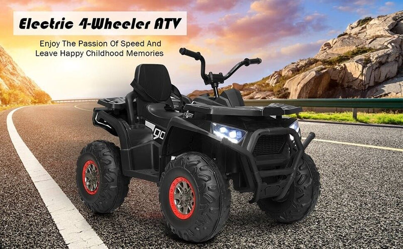 Load image into Gallery viewer, Electric 4-Wheeler ATV for Kids with 2 Speeds and LED Lights
