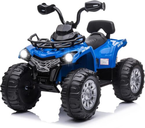 Load image into Gallery viewer, Electric 4-Wheeler ATV Quad for Kids with 2 Speeds, MP3 Player, and LED Lights
