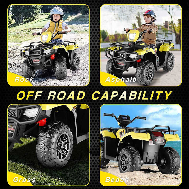 Load image into Gallery viewer, Electric ATV Ride-On Car for Kids Ages 3-7 - 12V 4-Wheel Fun!
