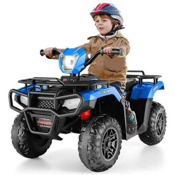 Load image into Gallery viewer, Electric 4-Wheeler ATV Quad for Kids with LED Lights, USB and MP3 Player - Suitable for Girls and Boys
