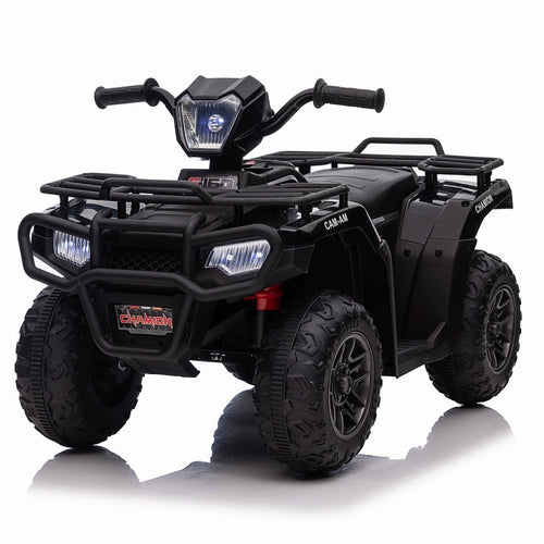 Electric 4-Wheeler ATV Quad for Kids with LED Lights, USB and MP3 Player - Suitable for Girls and Boys Aged 09