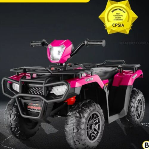 Load image into Gallery viewer, Electric 4-Wheeler ATV Quad for Kids with LED Lights, USB and MP3 Player - Suitable for Girls and Boys Aged 09
