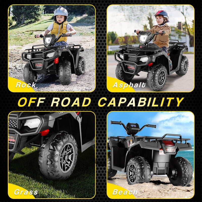 Load image into Gallery viewer, Electric 4-Wheeler ATV Quad for Kids with LED Lights, USB and MP3 Player - Suitable for Girls and Boys Aged 09
