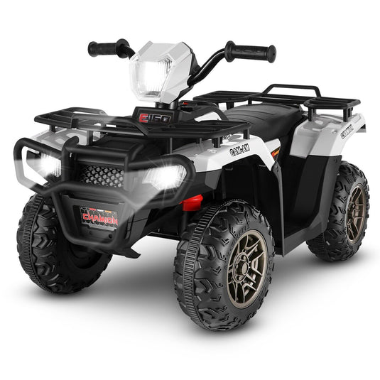 Electric 4-Wheeler ATV Quad for Kids with LED Lights, USB and MP3 Player - Suitable for Girls and Boys Aged 3-8 Years