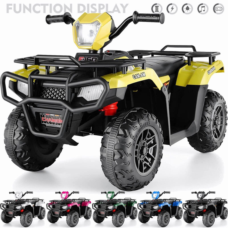 Load image into Gallery viewer, Electric 4-Wheeler ATV Quad for Kids with LED Lights, USB and MP3 Player - Suitable for Girls and Boys Aged 3 to 6 Years
