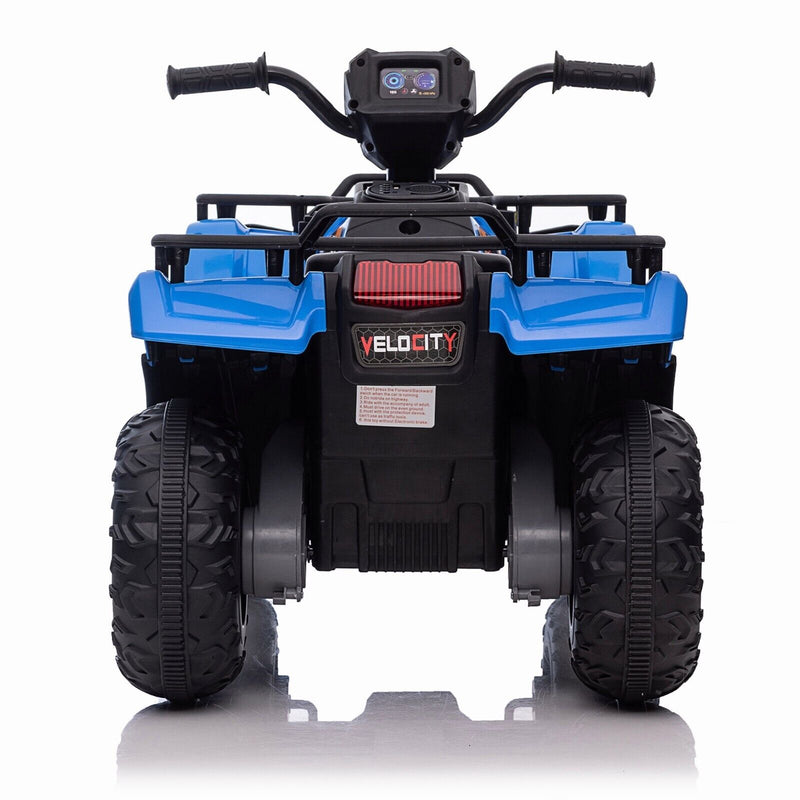 Load image into Gallery viewer, Electric 4-Wheeler Quad for Kids with Music, LED Lights, and AUX Port - 12V Ride On ATV
