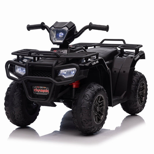 Electric 4-Wheeler Kids Ride on Car with LED Lights and MP3 Player - 12V 40W Battery-Powered ATV for Kids