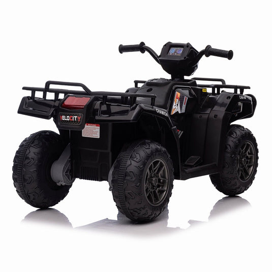 Electric 4-Wheeler Kids Ride on Car with LED Lights and MP3 Player - 12V 40W Battery-Powered ATV for Kids