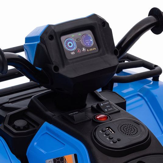 Electric 4-Wheeler Kids Ride on Car with LED Lights and MP3 Player - 12V 40W Battery-Powered ATV for Kids