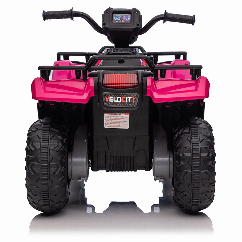 Load image into Gallery viewer, Electric 4-Wheeler Kids Ride on Car with LED Lights and MP3 Player - 12V 40W Battery-Powered ATV for Kids

