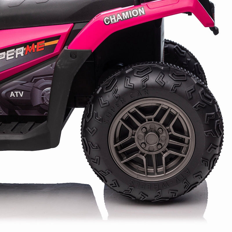 Load image into Gallery viewer, Electric 4-Wheeler Kids Ride on Car with LED Lights and MP3 Player - 12V 40W Battery-Powered ATV for Kids
