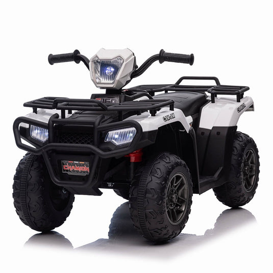 Electric 4-Wheeler Kids Ride on Car with LED Lights and MP3 Player - 12V 40W Battery-Powered ATV for Kids