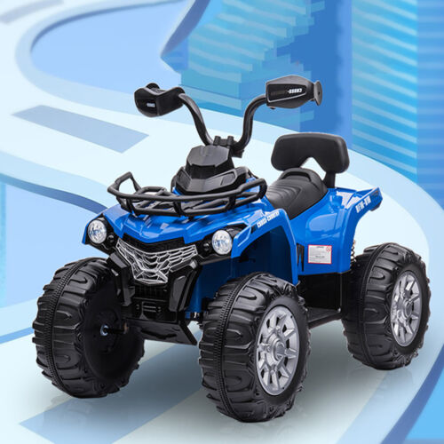 Load image into Gallery viewer, Electric 4-Wheeler ATV Quad Ride On Car for Kids with LED Lights and MP3 Player - 2 Speeds
