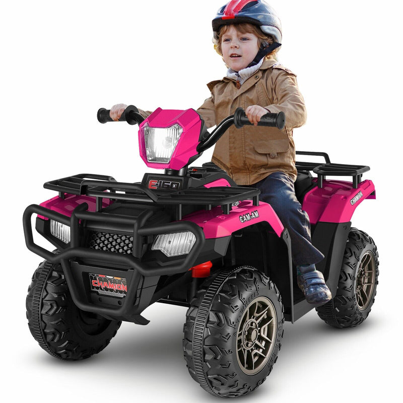 Load image into Gallery viewer, Electric 4-Wheeler ATV Quad Ride-On Car for Kids with LED Lights and MP3 Player - Perfect Gift for Boys and Girls (12V)

