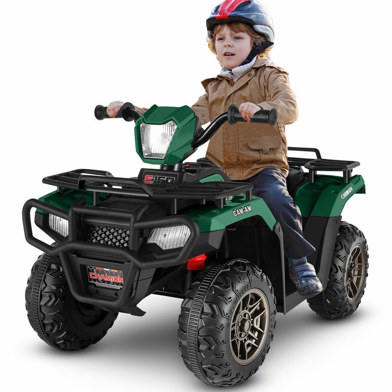 Load image into Gallery viewer, Electric 4-Wheeler ATV Quad Ride-On Car for Kids with LED Lights and MP3 Player - Perfect Gift for Boys and Girls (12V)
