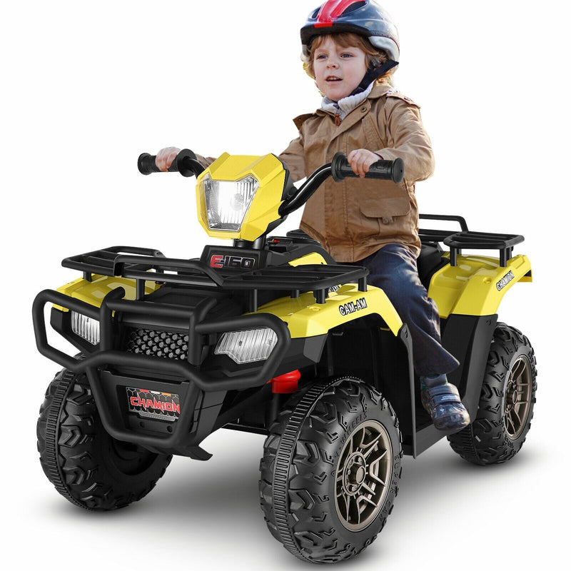 Load image into Gallery viewer, Electric 4-Wheeler ATV Quad Ride-On Car for Kids with LED Lights and MP3 Player - Perfect Gift for Boys and Girls (12V)

