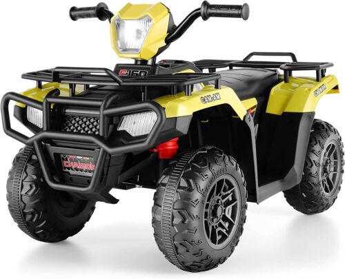 Load image into Gallery viewer, Electric 4-Wheeler ATV Quad Ride-On Car for Kids with LED Lights, USB and MP3 Player - Suitable for Girls and Boys Aged 3-8 Years
