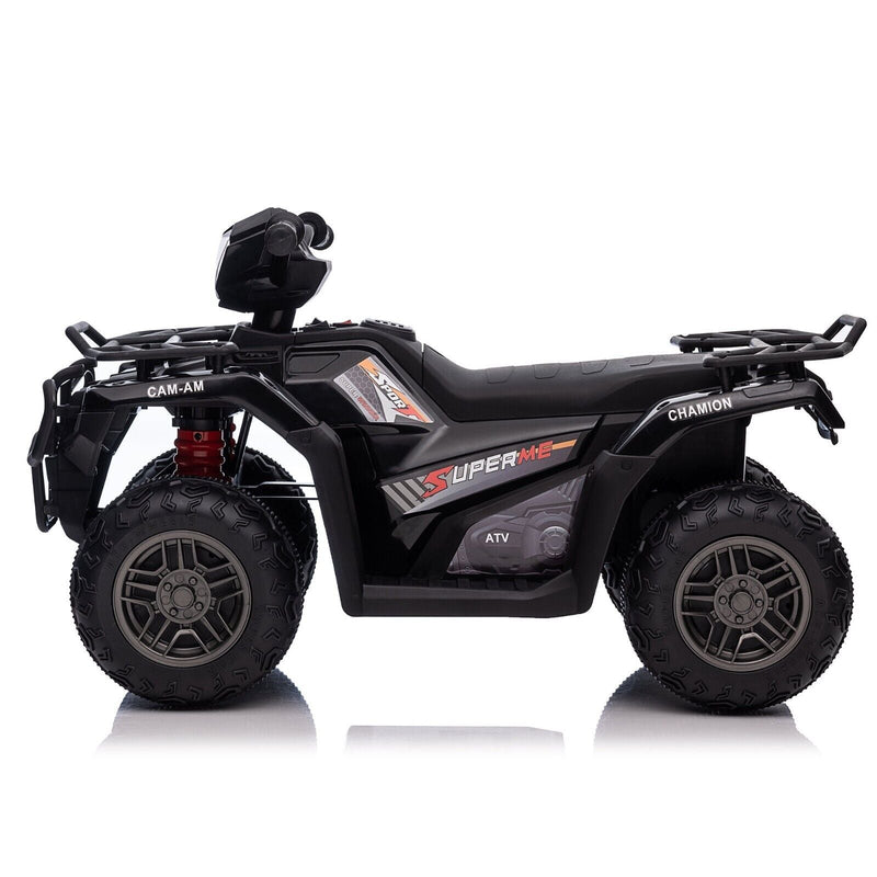 Load image into Gallery viewer, Electric Kids ATV 4-Wheeler Quad Car with MP3 Player - Black
