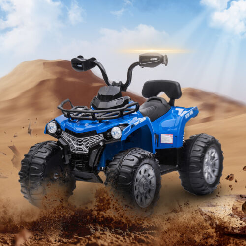 Electric 4-Wheeler Quad Truck Car for Kids - 12V Battery Powered Ride-On ATV