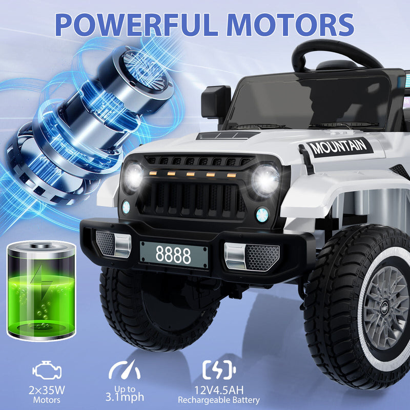 Load image into Gallery viewer, Electric 4-Wheeler Ride-On Truck for Kids with Remote Control
