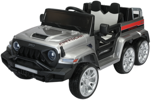 Electric 6-Wheel 24V Kids Ride On Car Truck with MP3, USB, LED Lights, and Remote Control