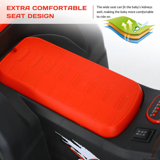 Electric 6V ATV 4-Wheeled Beach Ride-On Car for Kids - Battery Powered Toy for Christmas Gift