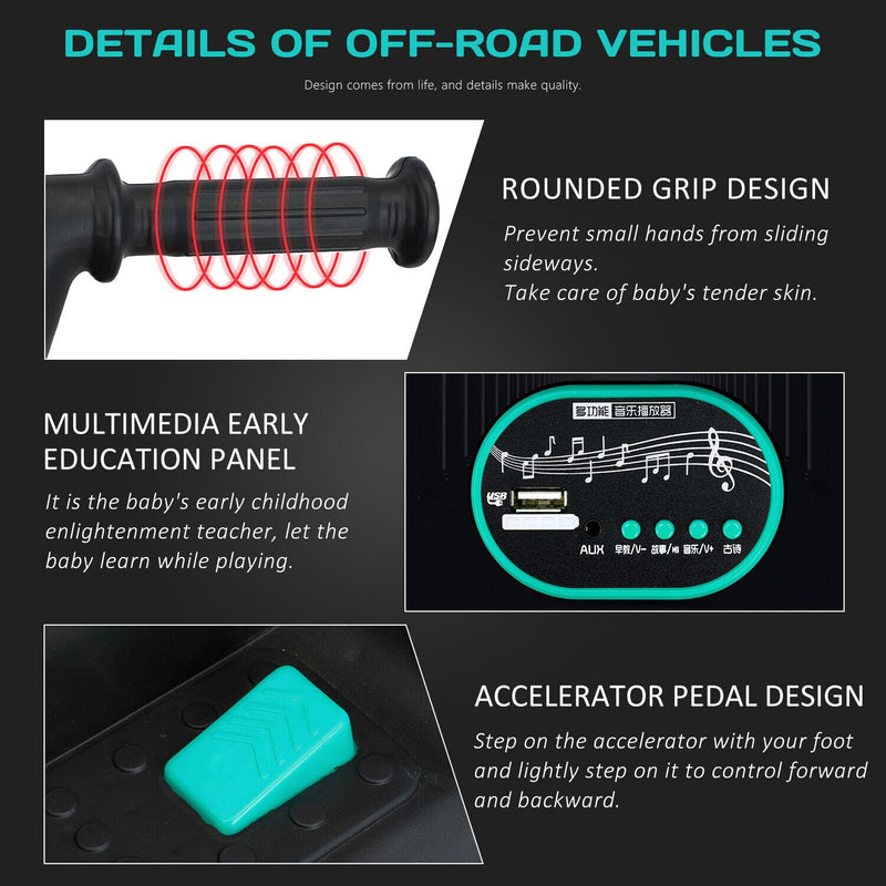 Load image into Gallery viewer, Electric 6V ATV 4-Wheeled Beach Ride-On Car for Kids - Battery Powered Toy for Christmas Gift
