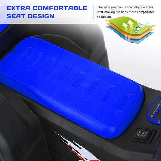 Electric 6V ATV 4-Wheeled Beach Ride-On Car for Kids - Battery Powered Toy for Christmas Gift