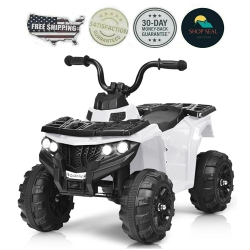 Load image into Gallery viewer, Electric 6V ATV Quad for Kids with Lights - Rechargeable Battery Quadricycle Gift
