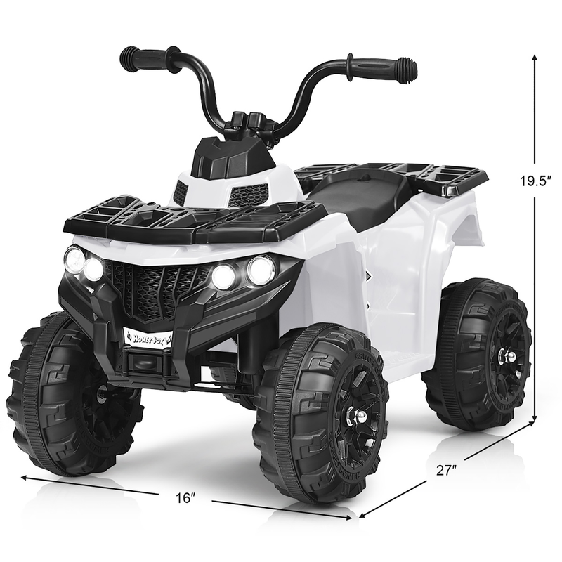 Load image into Gallery viewer, Electric 6V ATV Quad for Kids with Lights - Rechargeable Battery Quadricycle Gift
