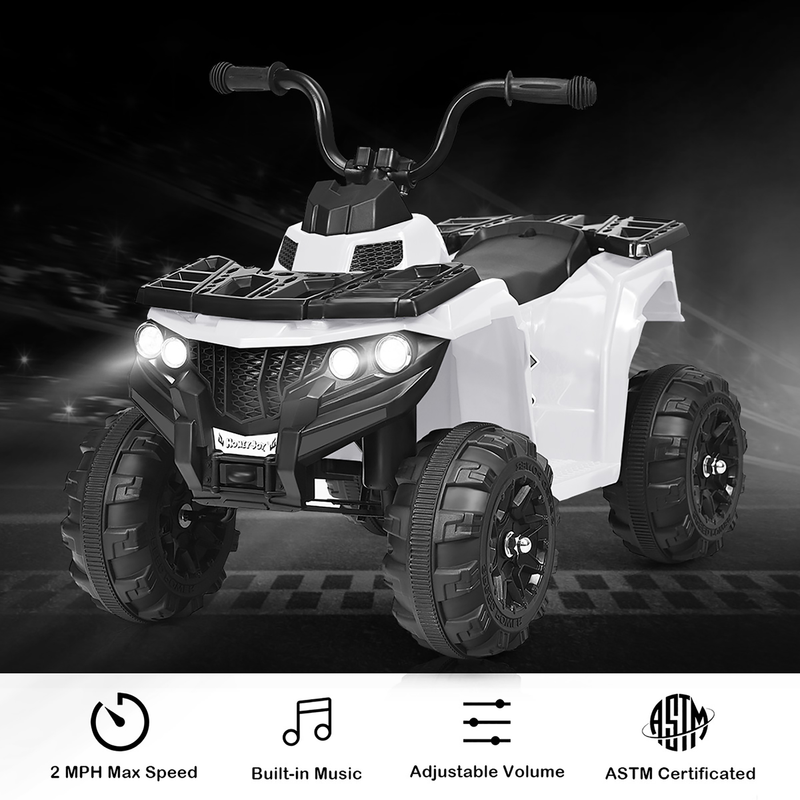 Load image into Gallery viewer, Electric 6V ATV Quad for Kids with Lights - Rechargeable Battery Quadricycle Gift
