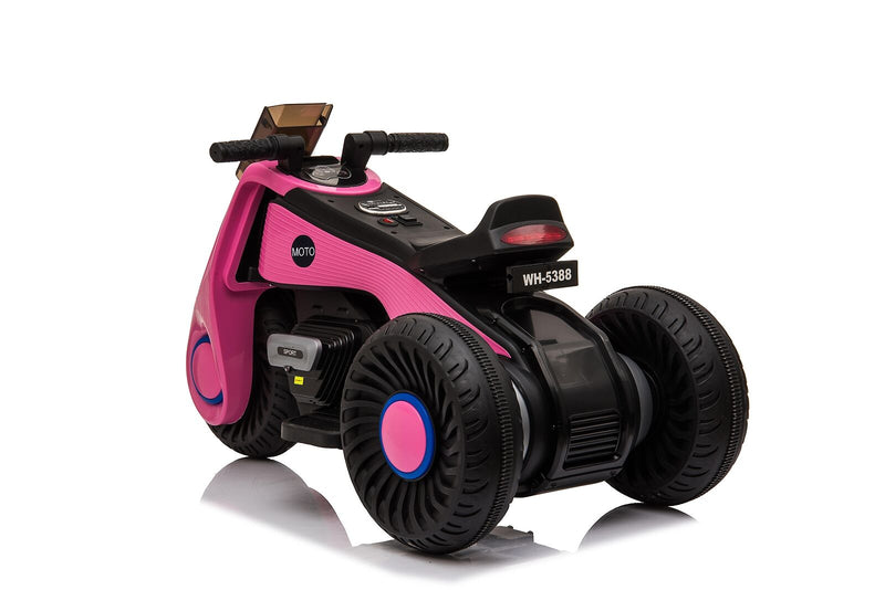 Load image into Gallery viewer, Electric 6V Pink Motorcycle Toy with 3 Big Wheels for Kids
