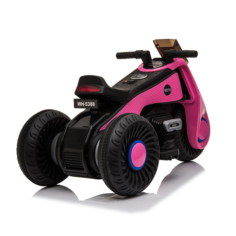 Load image into Gallery viewer, Electric 6V Pink Motorcycle Toy with 3 Big Wheels for Kids
