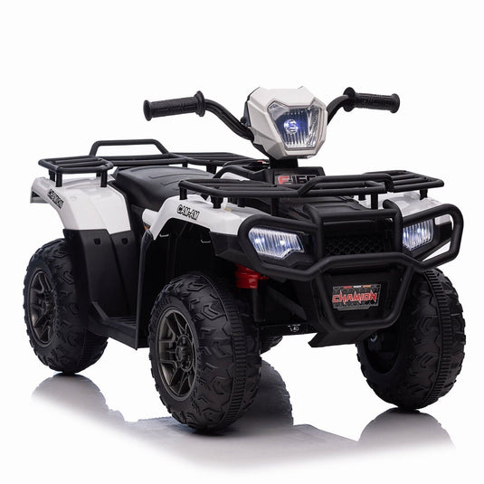 Electric ATV 4-Wheeler for Kids with USB and AUX Port - 12V Battery Powered Ride-On Car