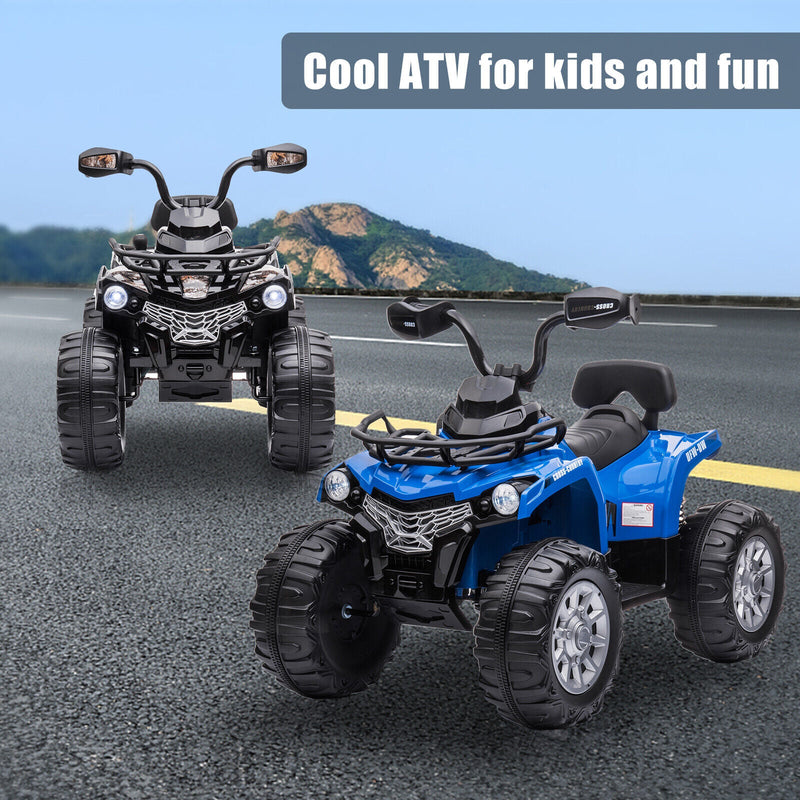 Load image into Gallery viewer, Electric Quad Ride-On Car for Kids with MP3 Player - 12V Battery Powered 4-Wheeler Truck
