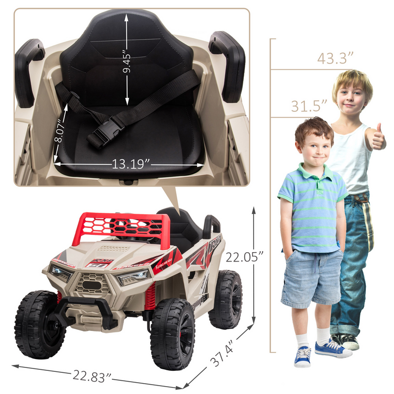 Load image into Gallery viewer, Electric ATV 4-Wheeler Quad Car Toy for Kids with MP3 and Horn - 12V Ride-On Truck

