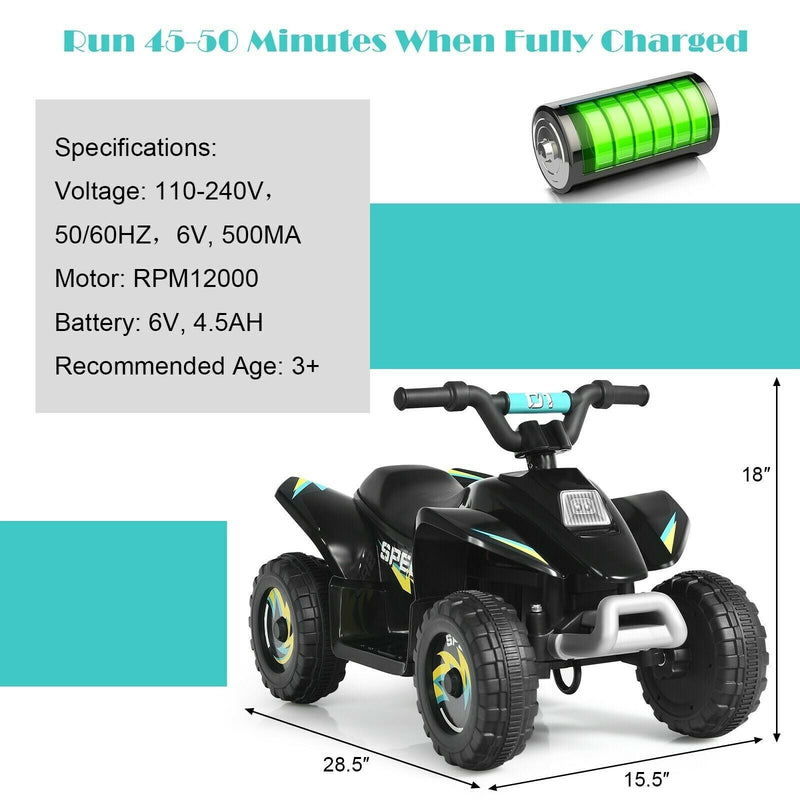 Load image into Gallery viewer, Electric ATV 4 Wheels Ride-On Toy for Kids (6V)
