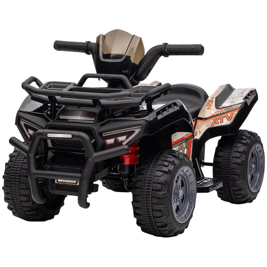 Electric ATV for Kids: 1-Seater Black Ride-On Toy, 6V, 2 MPH, Ages 2-4 Years