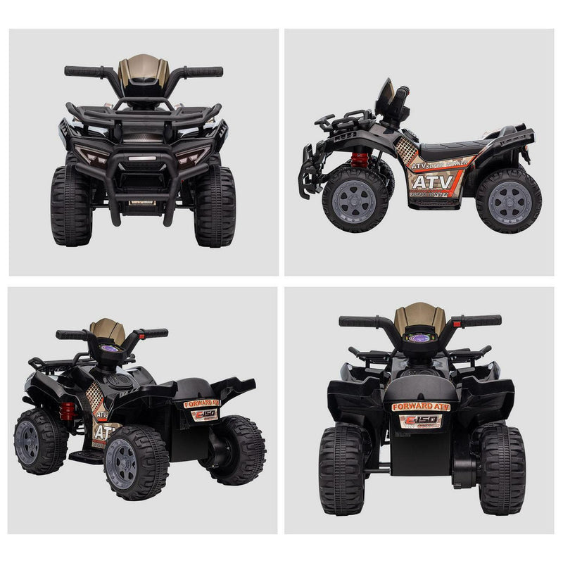 Load image into Gallery viewer, Electric ATV for Kids: 1-Seater Black Ride-On Toy, 6V, 2 MPH, Ages 2-4 Years
