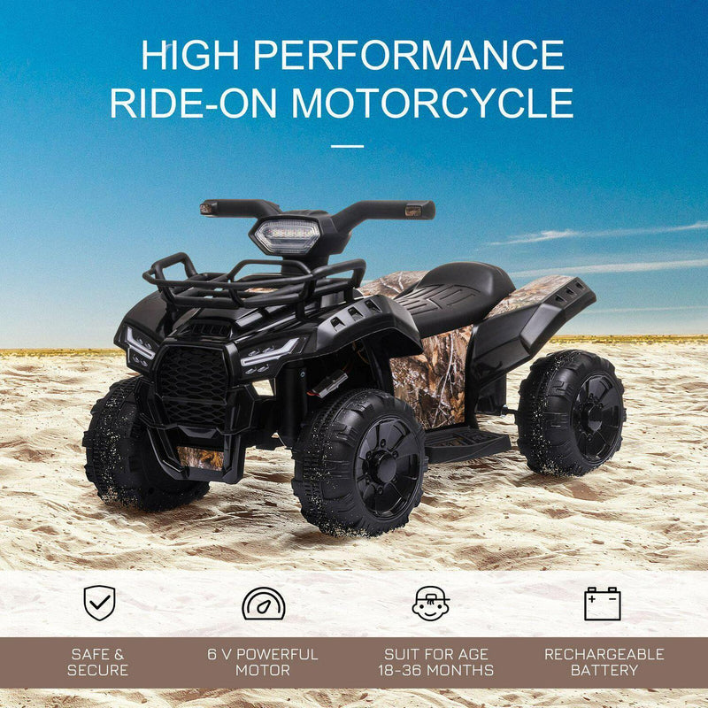 Load image into Gallery viewer, Electric ATV for Kids: 1-Seater Black Ride-On Toy, 6V, 2 MPH, Ages 2-4 Years
