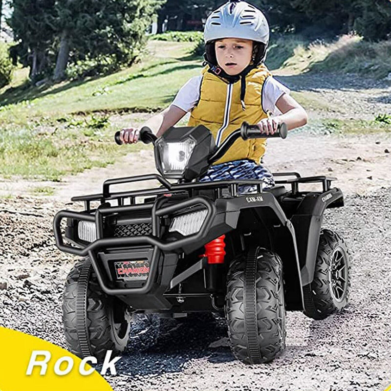 Load image into Gallery viewer, Electric ATV Quad Ride-On Car for Kids with LED Lights and USB/AUX Port
