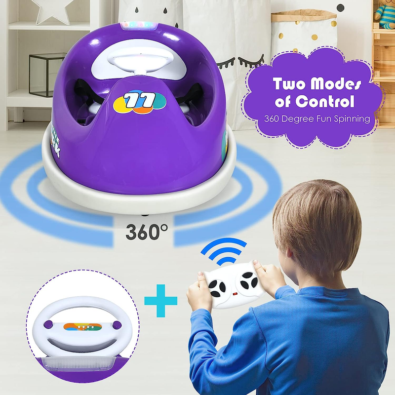 Load image into Gallery viewer, Electric Bumper Car for Kids with 2 Driving Modes and 360 Degree Rotation
