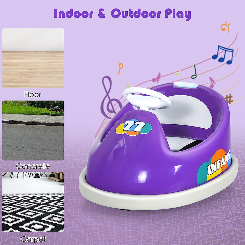 Load image into Gallery viewer, Electric Bumper Car for Kids with 2 Driving Modes and 360 Degree Rotation

