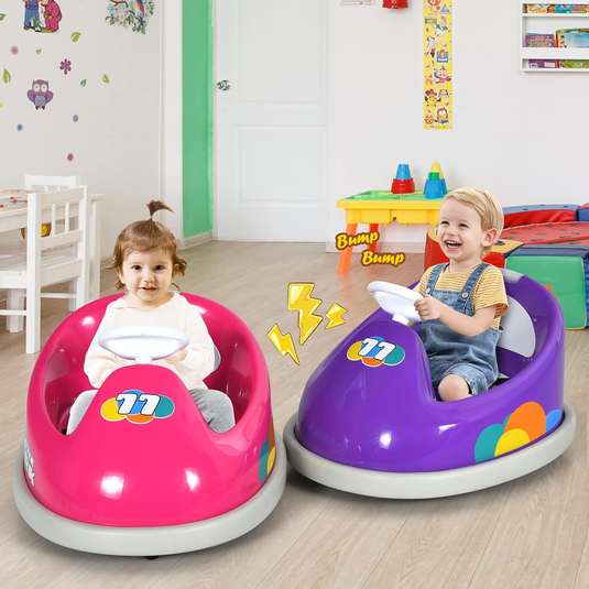 Electric Bumper Car for Kids with Remote Control - 6V Toy Vehicle for Endless Fun!