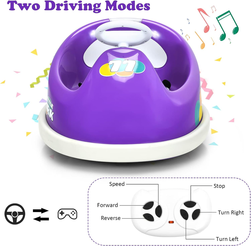 Load image into Gallery viewer, Electric Bumper Car for Kids with Remote Control - 6V Toy Vehicle for Endless Fun!
