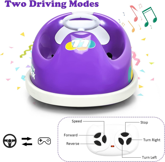 Electric Bumper Car for Kids with Remote Control - 6V Toy Vehicle for Endless Fun!